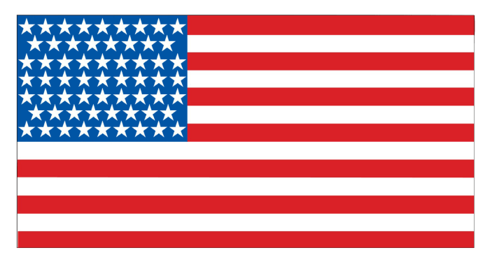 La bandera flag de los estados unidos