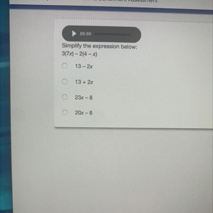 Topics 1 8 cumulative benchmark assessment answers