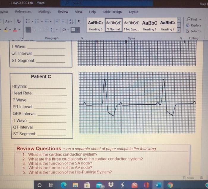 Part b practice interpreting electrocardiograms answer key