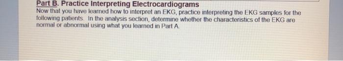 Part b practice interpreting electrocardiograms answer key