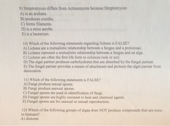 Streptomyces differs from actinomyces because streptomyces